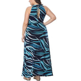 Big size Summer Stripe Maxi